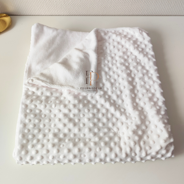 Plaid bébé Minky polaire