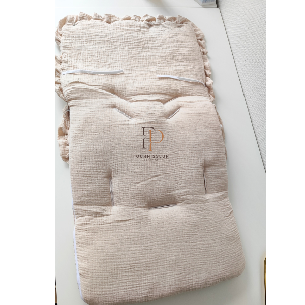 Nid d'ange gaze de coton avec passage ceinture