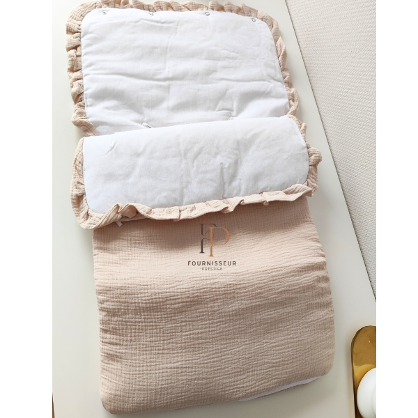 Nid d'ange gaze de coton avec  passage ceinture