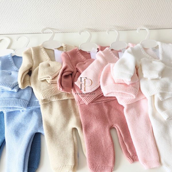 Ensemble bébé maille 4 pièces