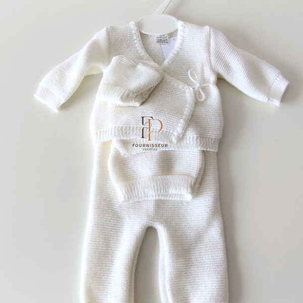 Ensemble bébé maille 4 pièces
