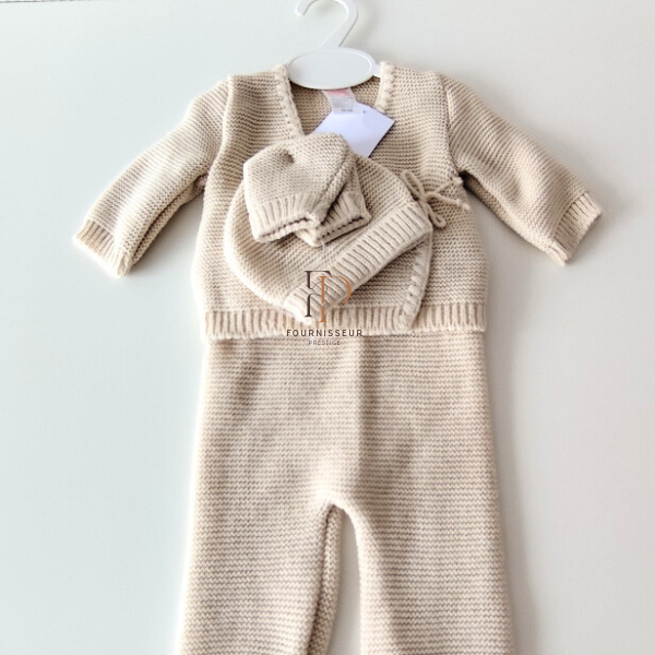 Ensemble bébé maille 4 pièces
