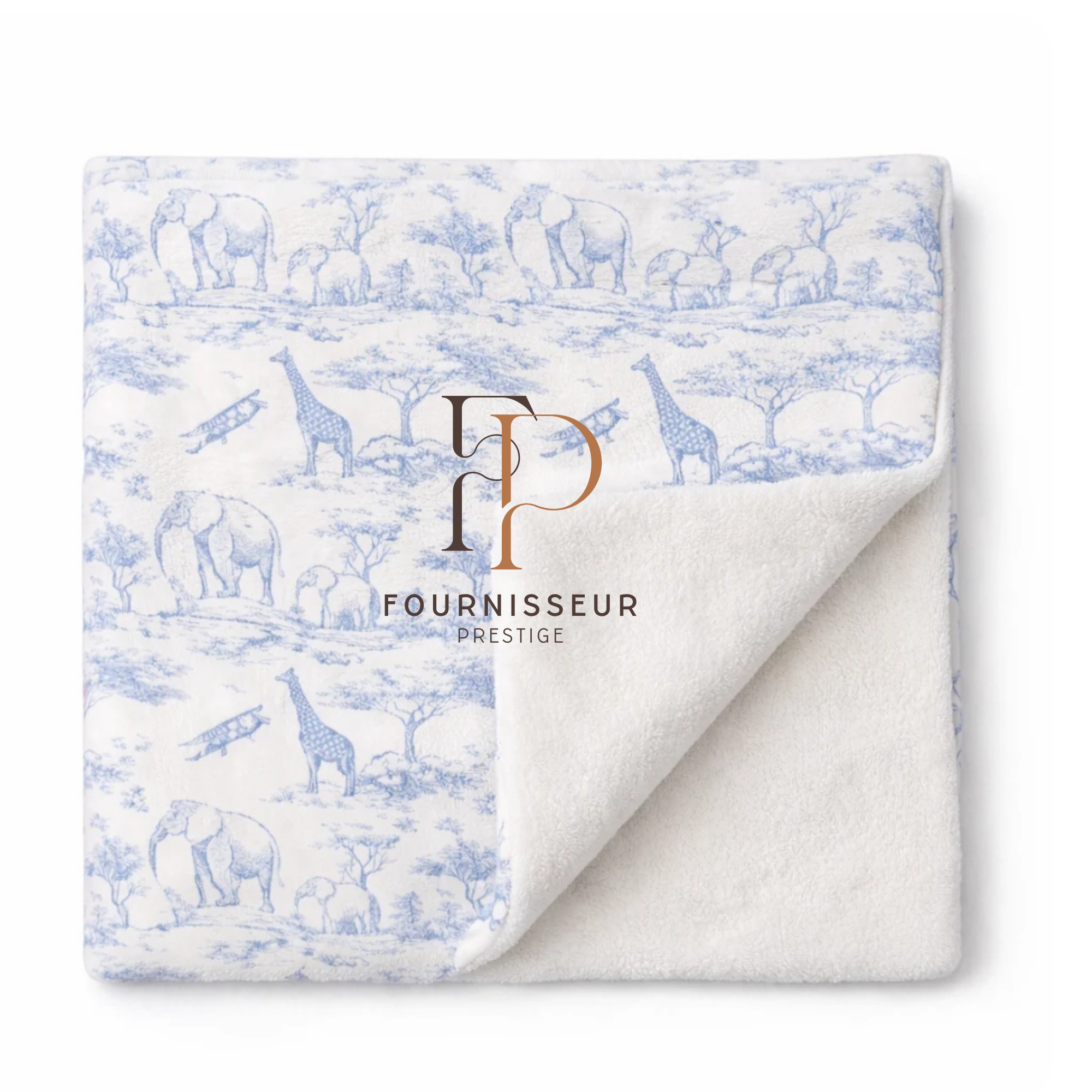 Plaid bébé SAFARI Gaze de Coton