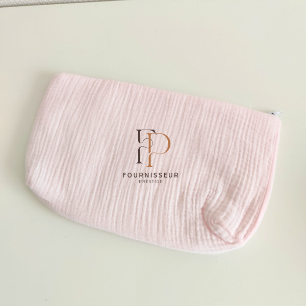 Trousse de toilette gaze de coton