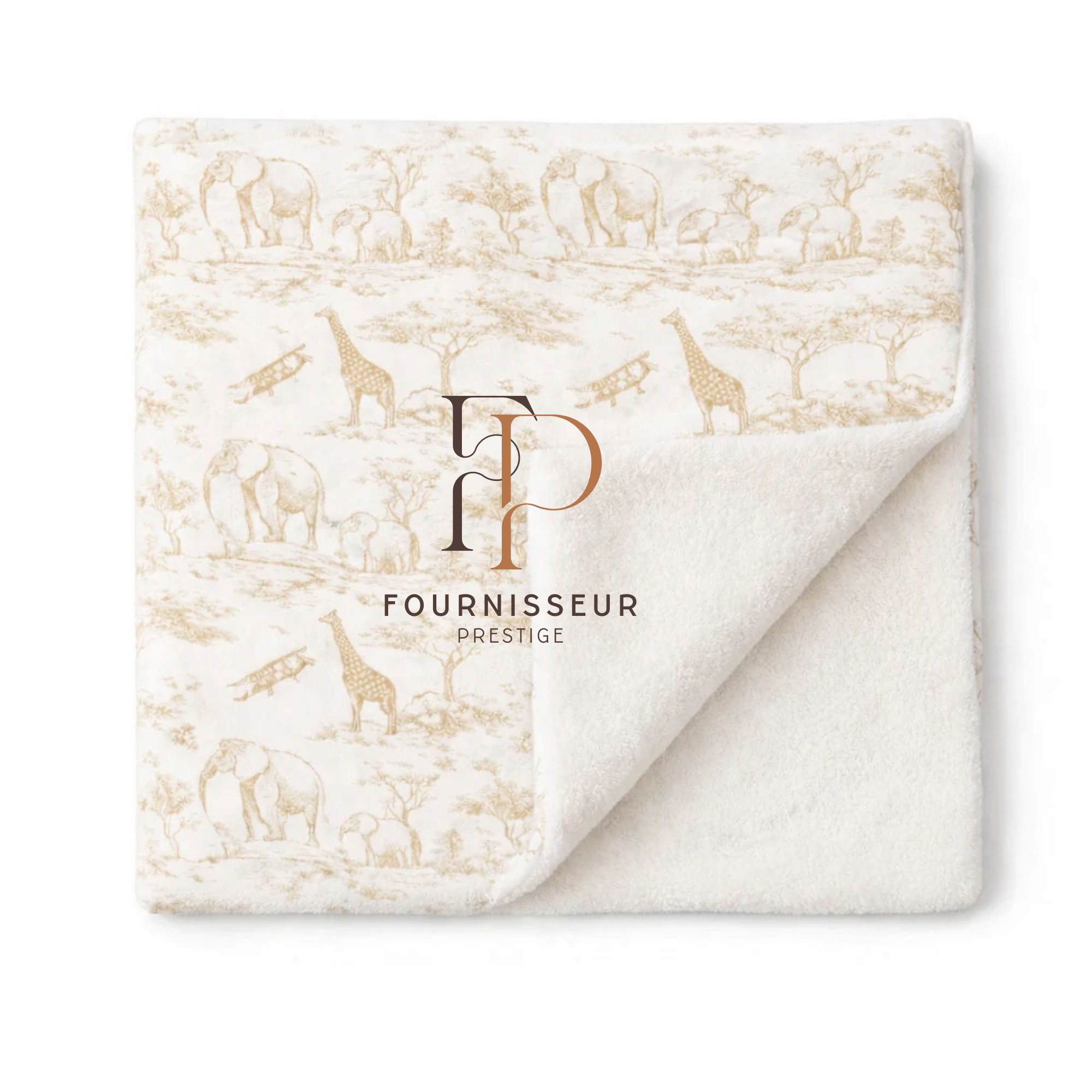 Plaid bébé SAFARI Gaze de Coton