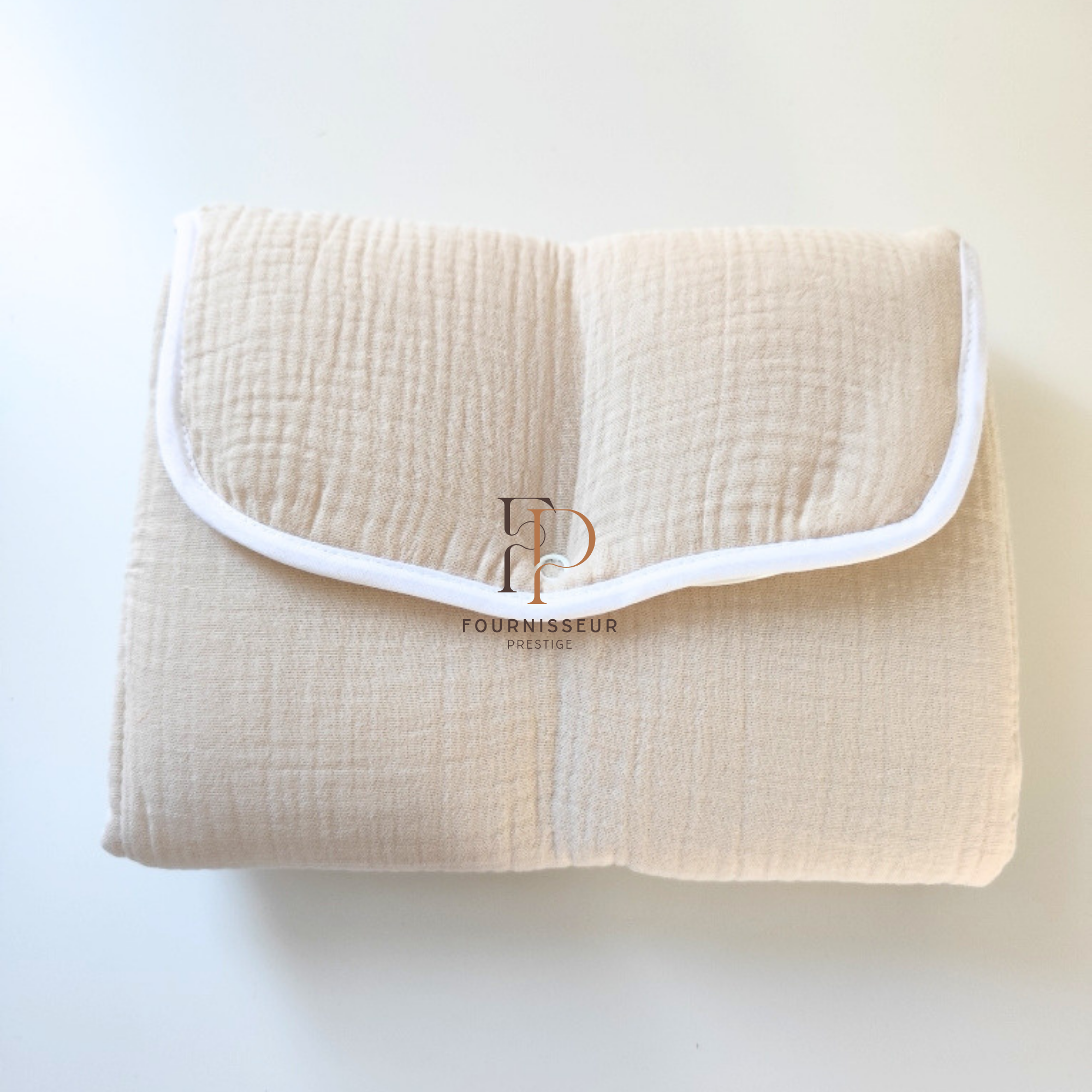 Tapis de change gaze de coton