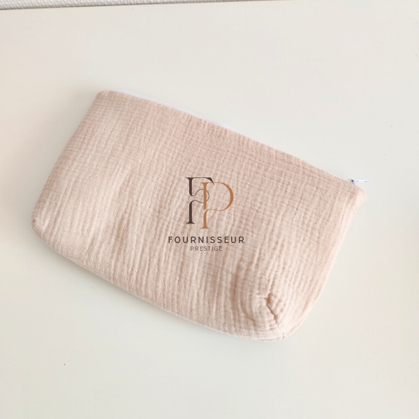Trousse de toilette gaze de coton