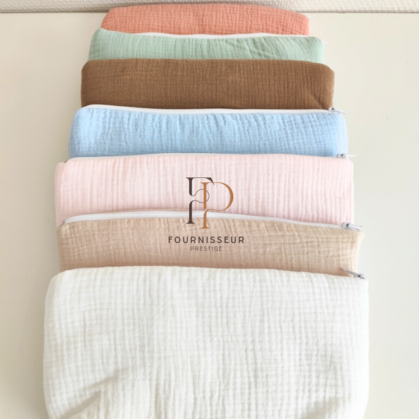 Trousse de toilette gaze de coton