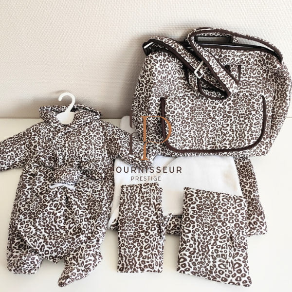 Collection imprimé Léopard fond blanc 