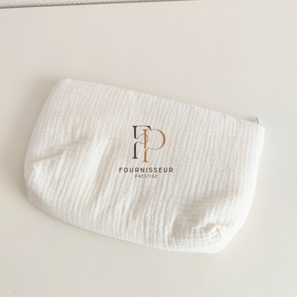 Trousse de toilette gaze de coton