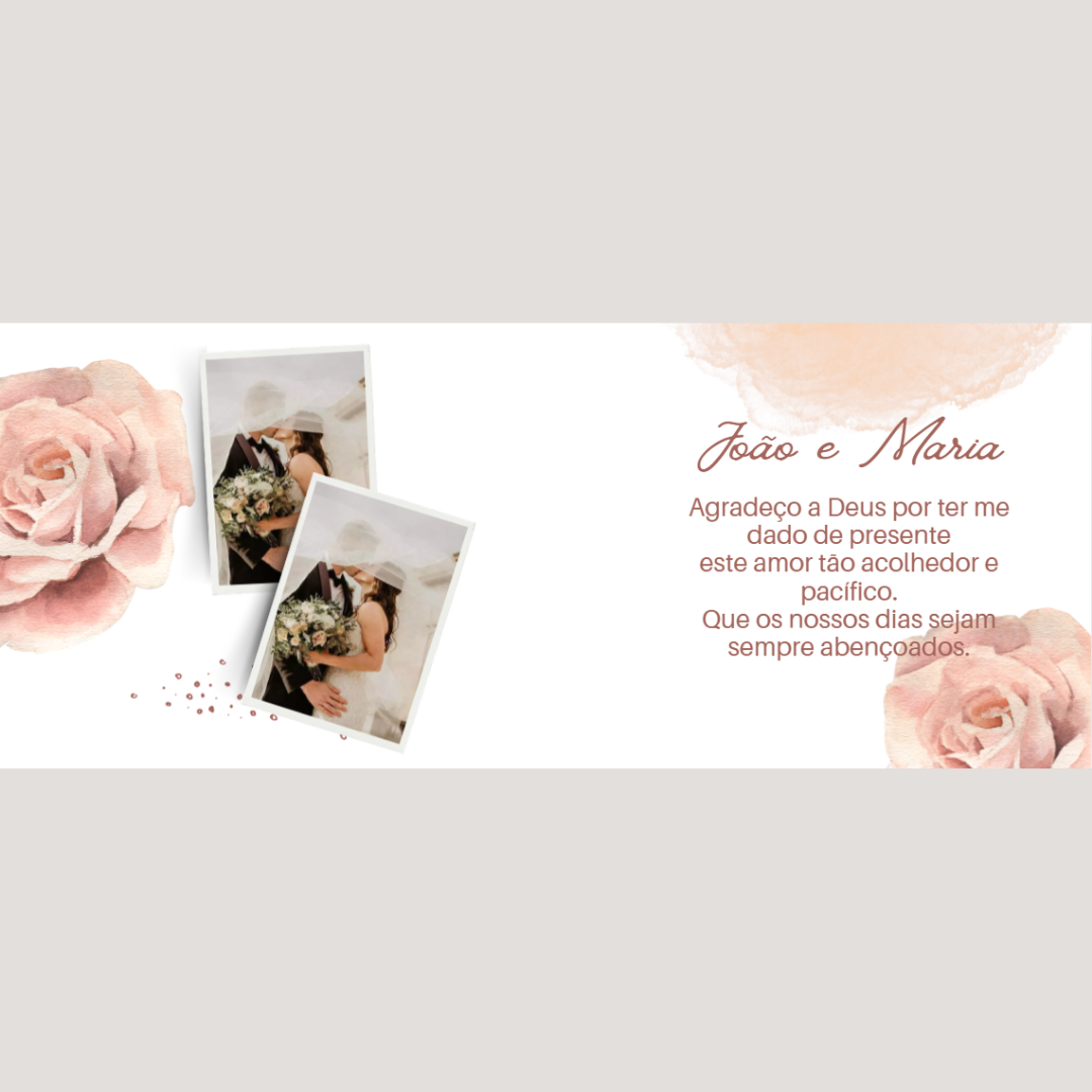 Kit de Canecas Personalizadas Casamento