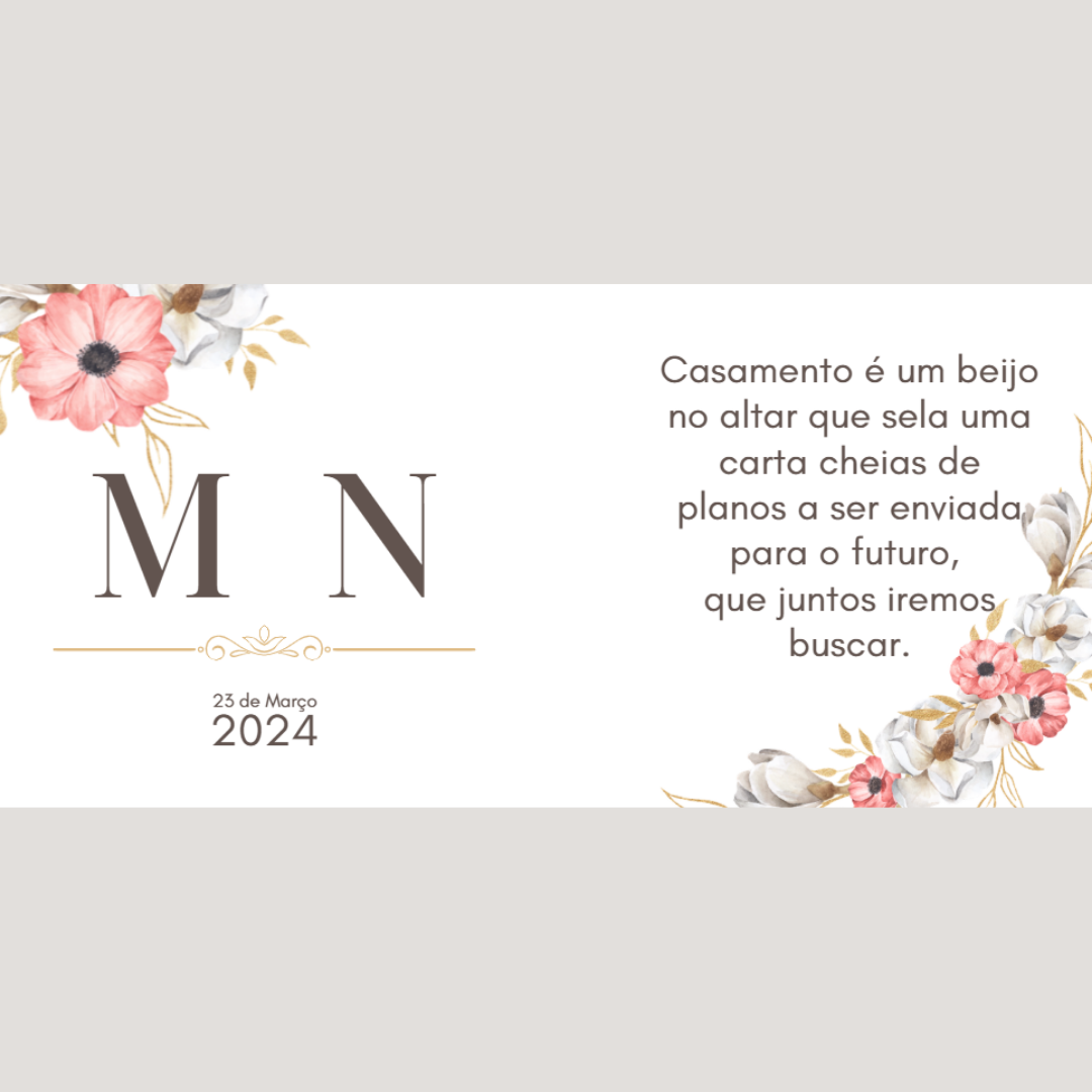 Kit de Canecas Personalizadas Casamento
