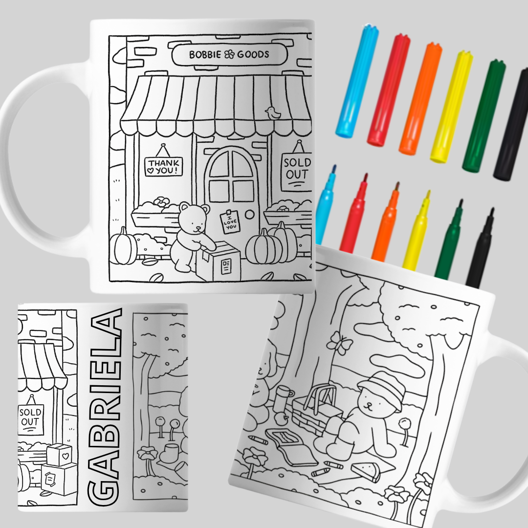 Caneca personalizada para colorir - Bob Goods