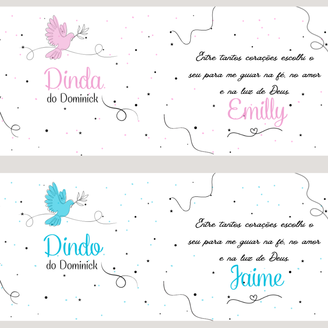 Kit Canecas Padrinhos