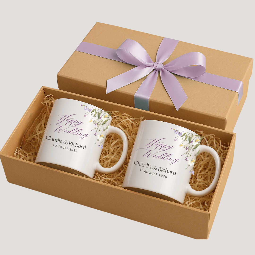 Kit de Canecas Personalizadas Casamento