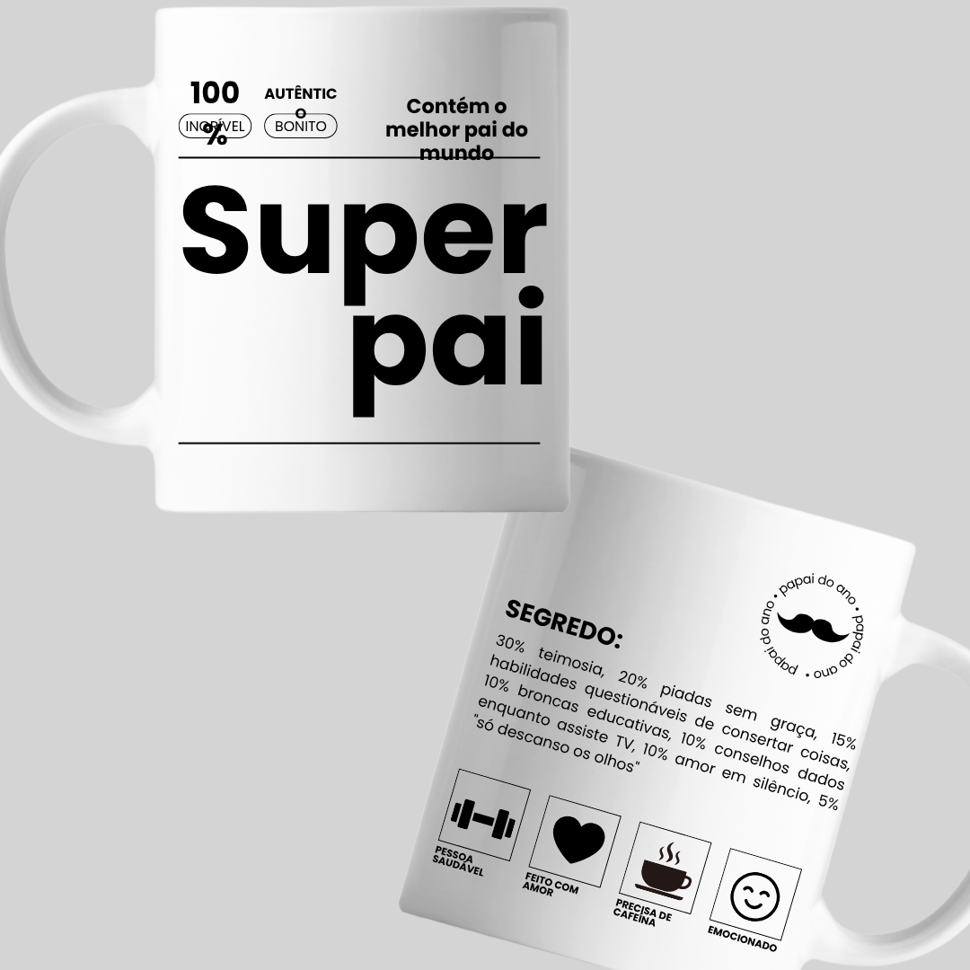 Caneca personalizada Dia dos Pais