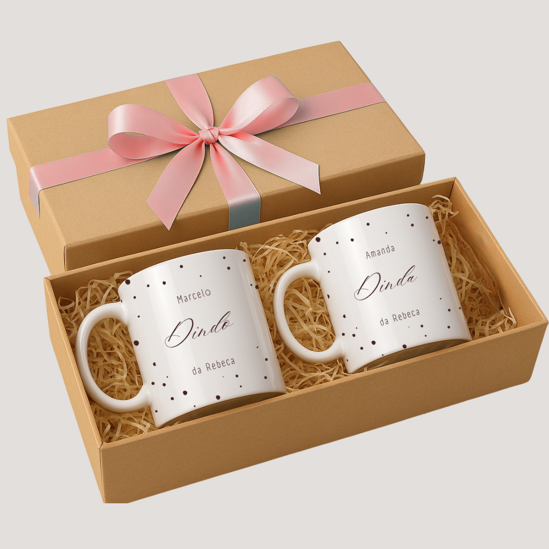 Kit Canecas Padrinhos