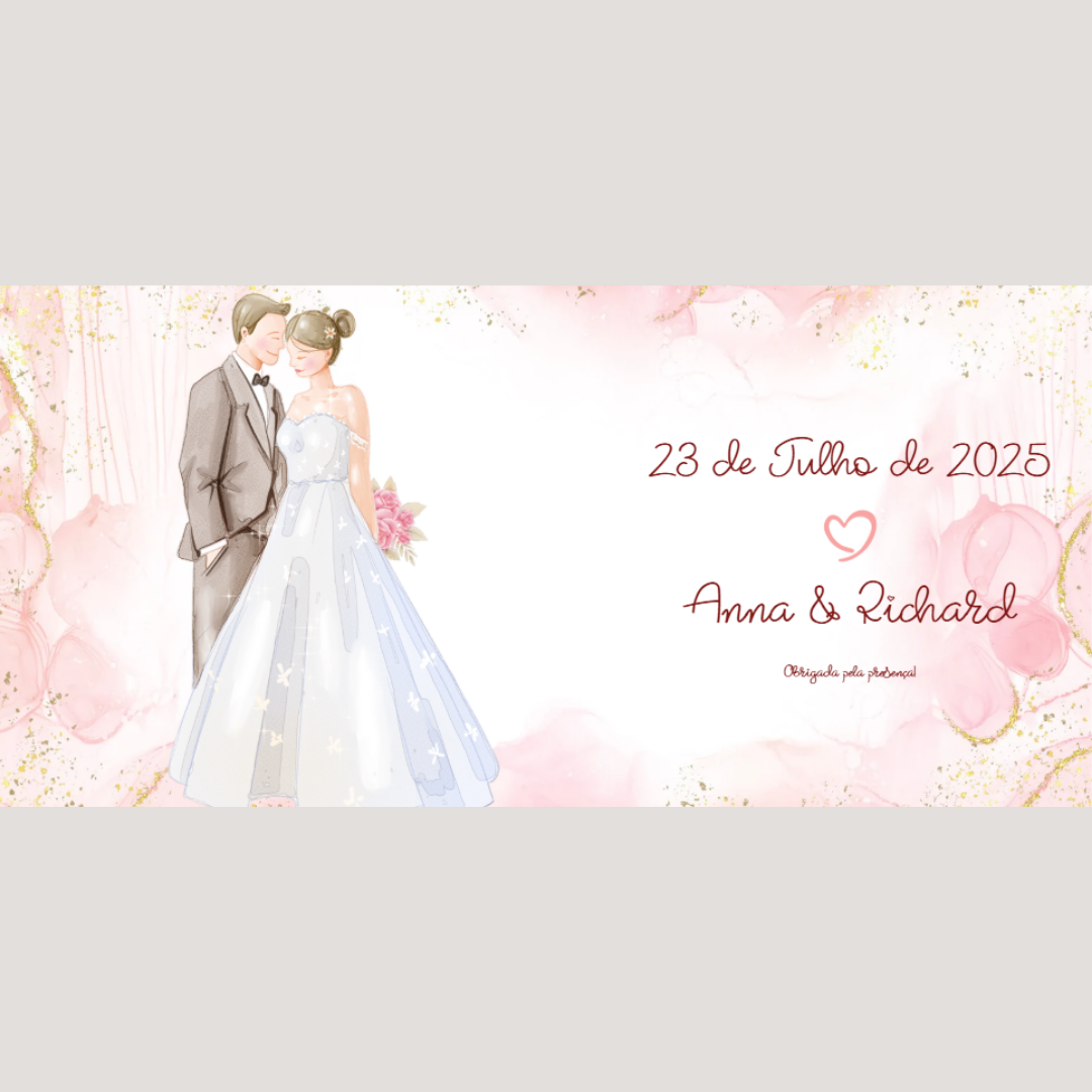 Kit de Canecas Personalizadas Casamento