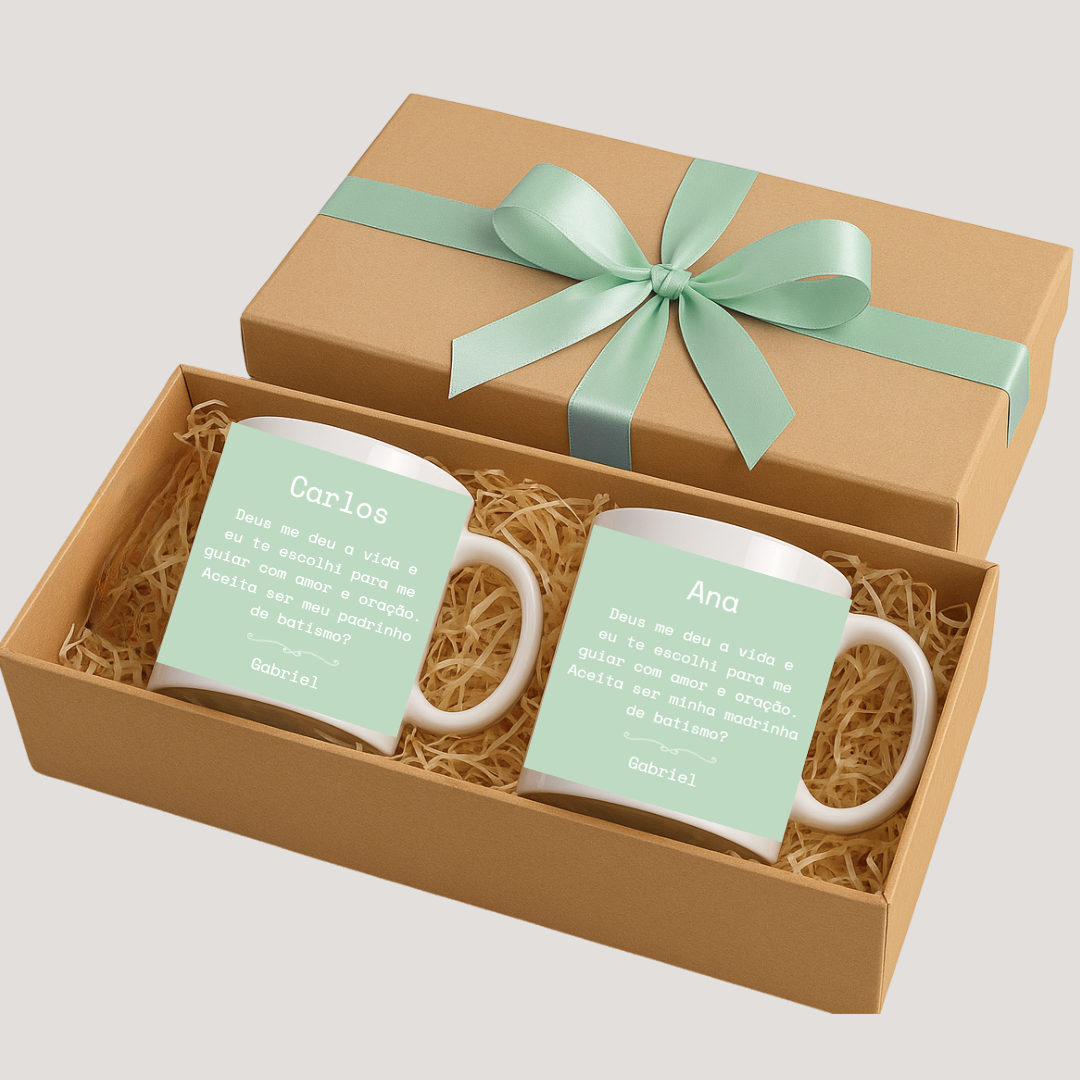 Kit Canecas Padrinhos