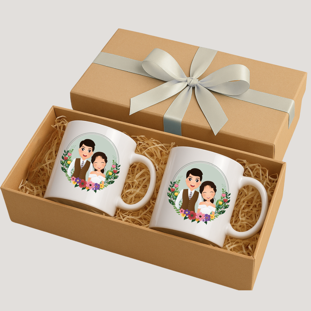 Kit de Canecas Personalizadas Casamento