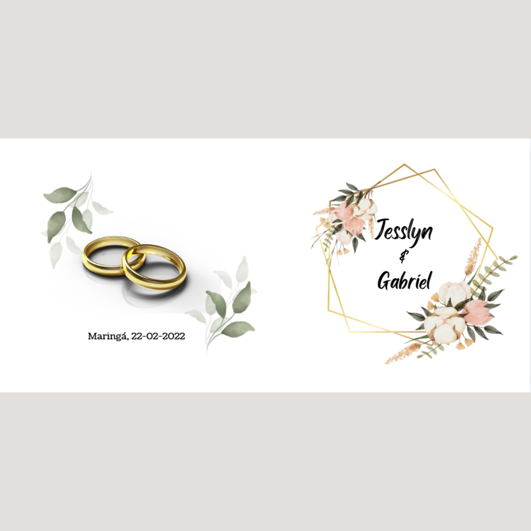 Kit de Canecas Personalizadas Casamento