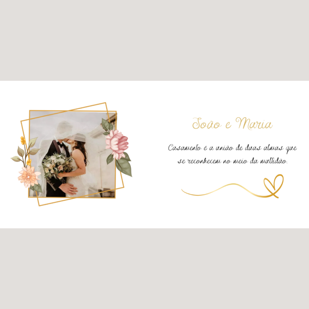 Kit de Canecas Personalizadas Casamento