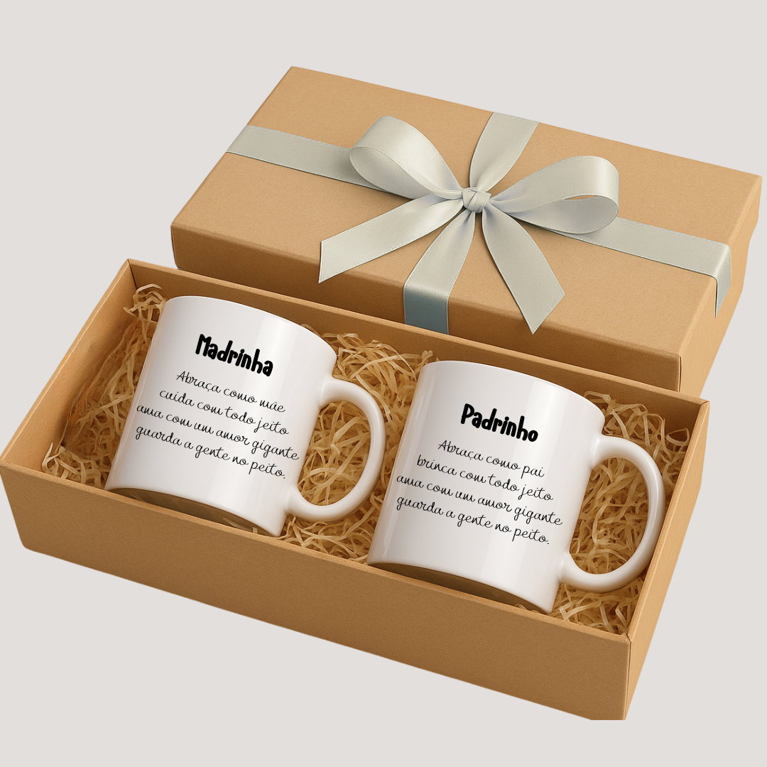 Kit Canecas Padrinhos