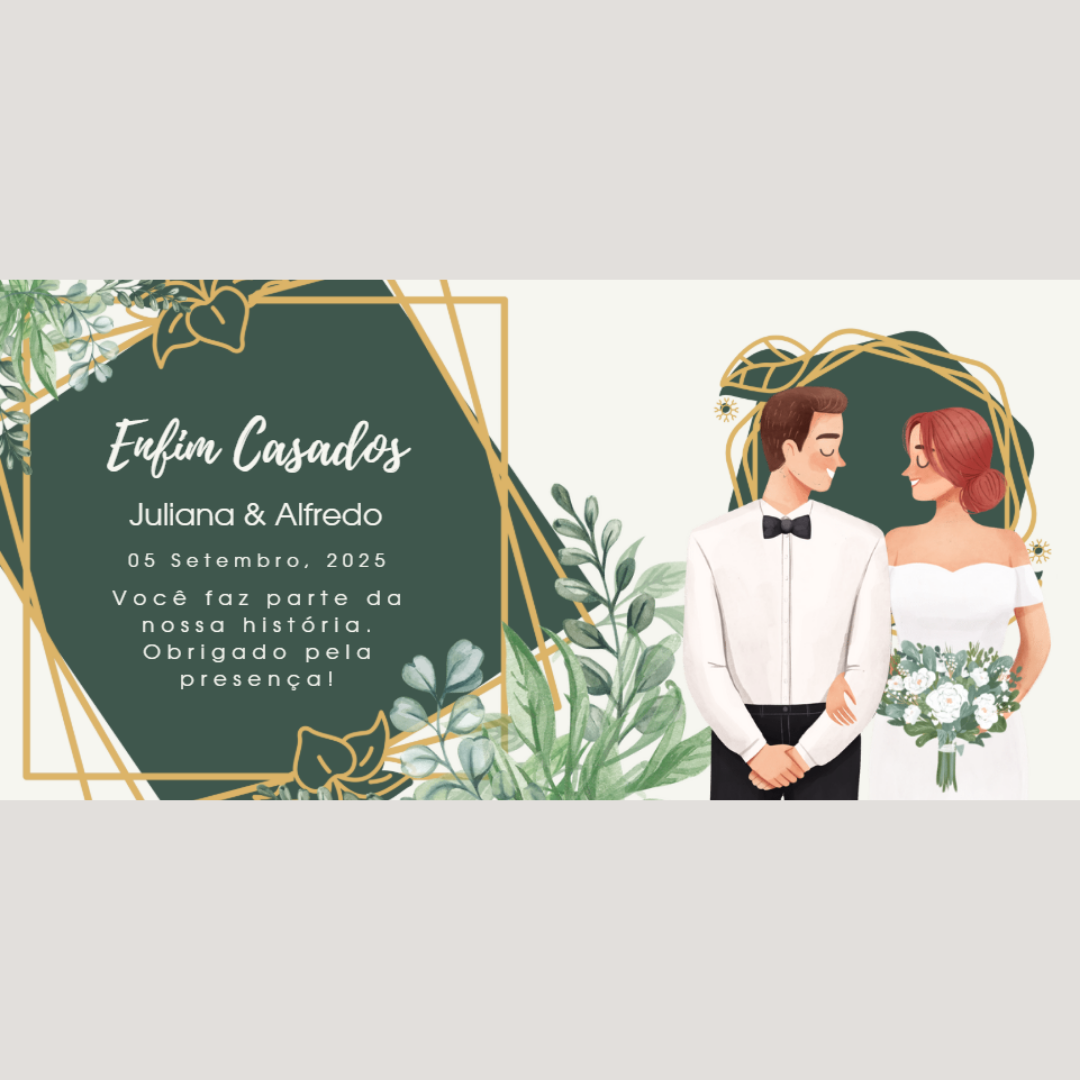 Kit de Canecas Personalizadas Casamento