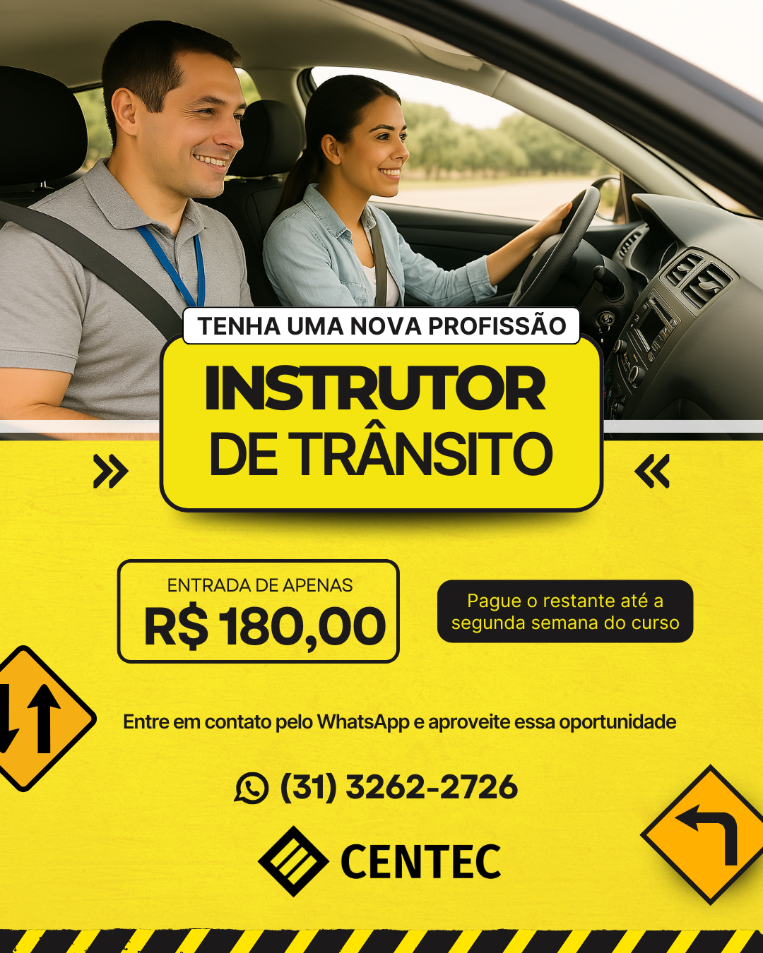 CURSO DE FORMAÇÃO DE INSTRUTOR DE AUTOESCOLA!