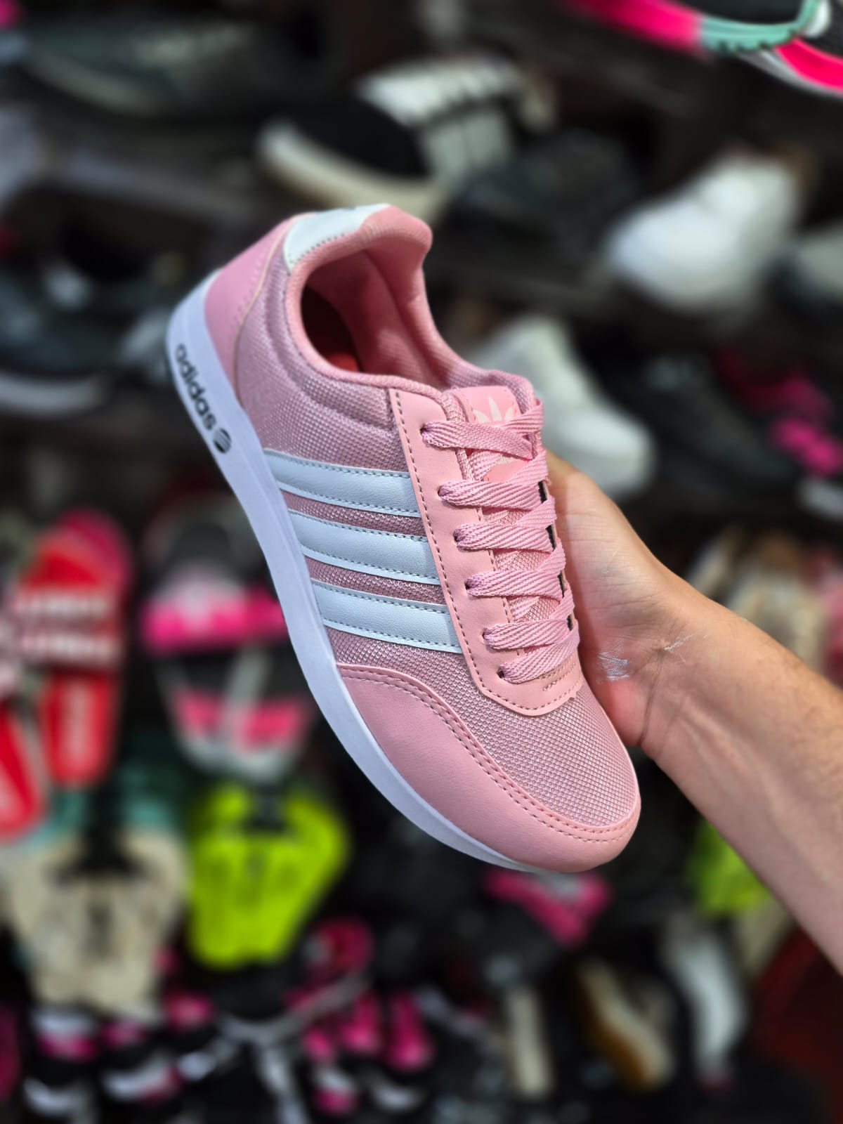 Tênis Neo rosa/Branco