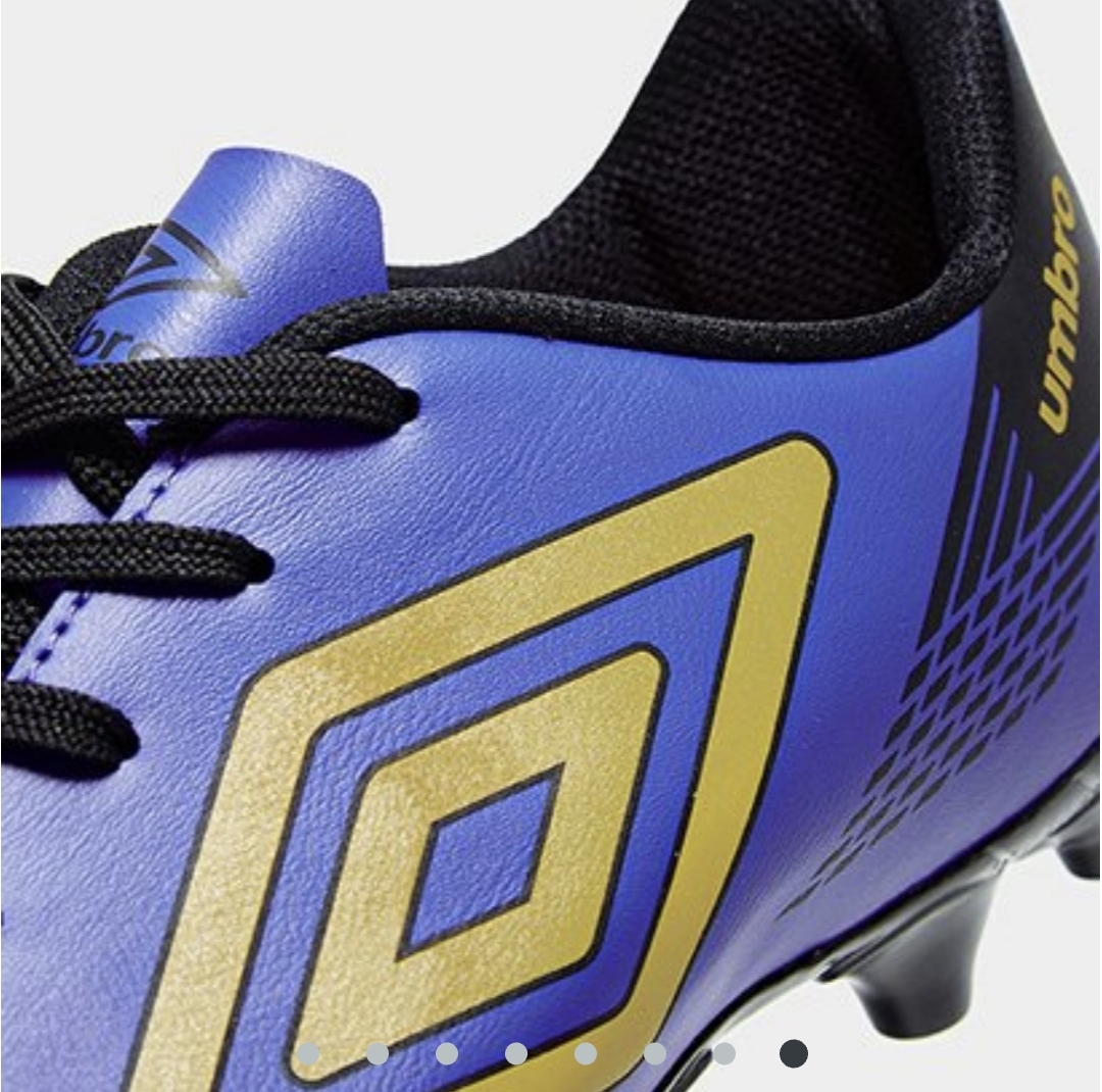 Chuteira Umbro Campo Roxo/preto/dourado
