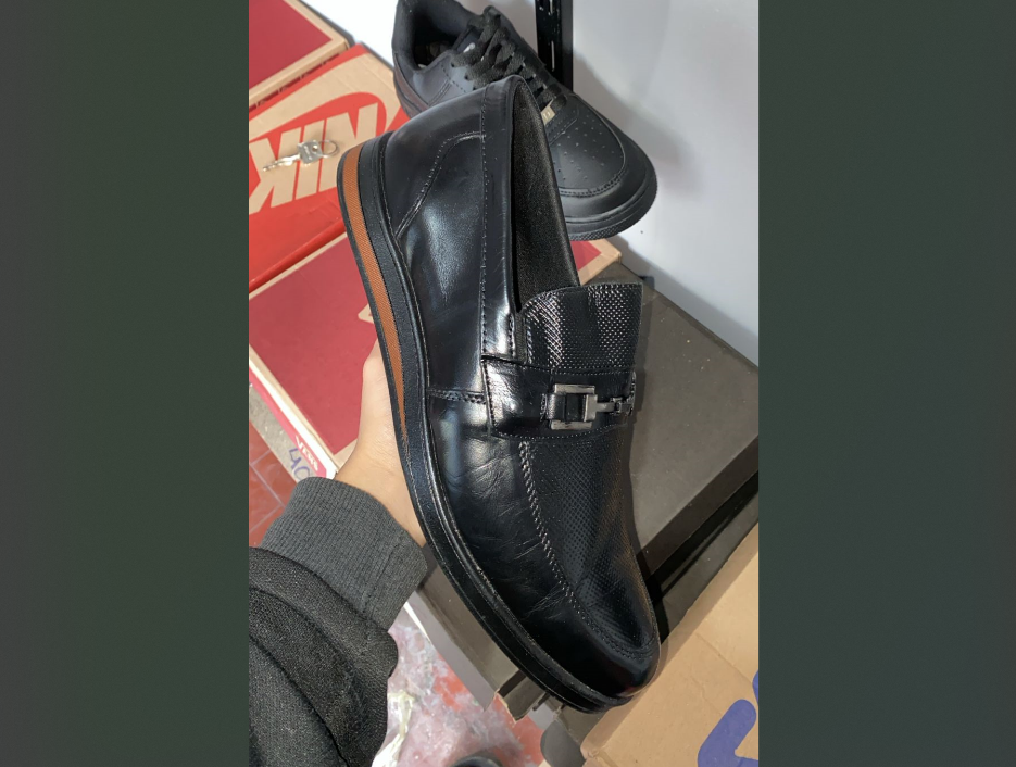 Sapato Social Couro preto