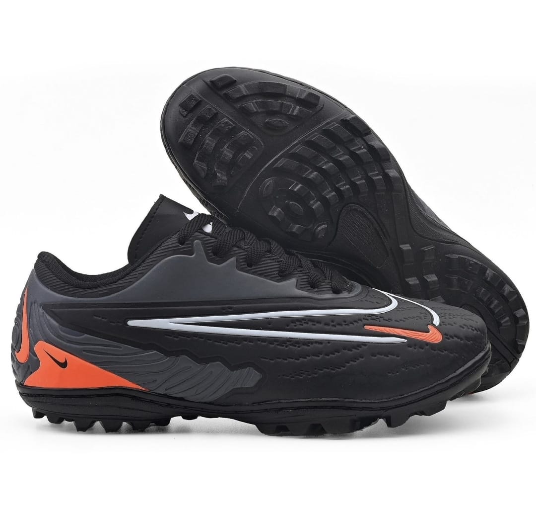 Chuteira Nike Mercurial Society Azul Preta Laranja