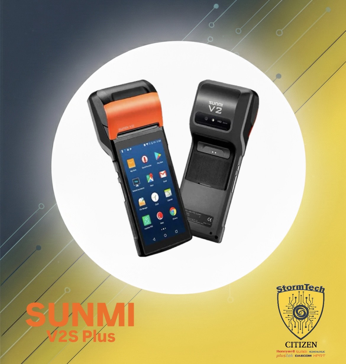 V2S PLus, Smart Terminal & Reciept/Label Printer