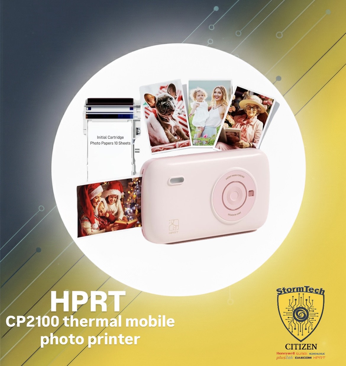 HPRT CP2100 thermal mobile photo printer