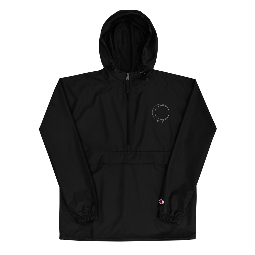 DRIPPY MOON EMBROIDERED CHAMPION PACKABLE JACKET