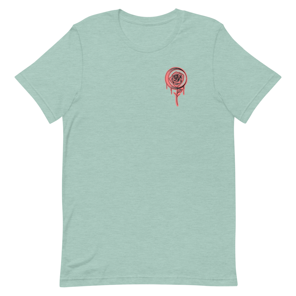 CORAL MOON ROSE UNISEX T-SHIRT