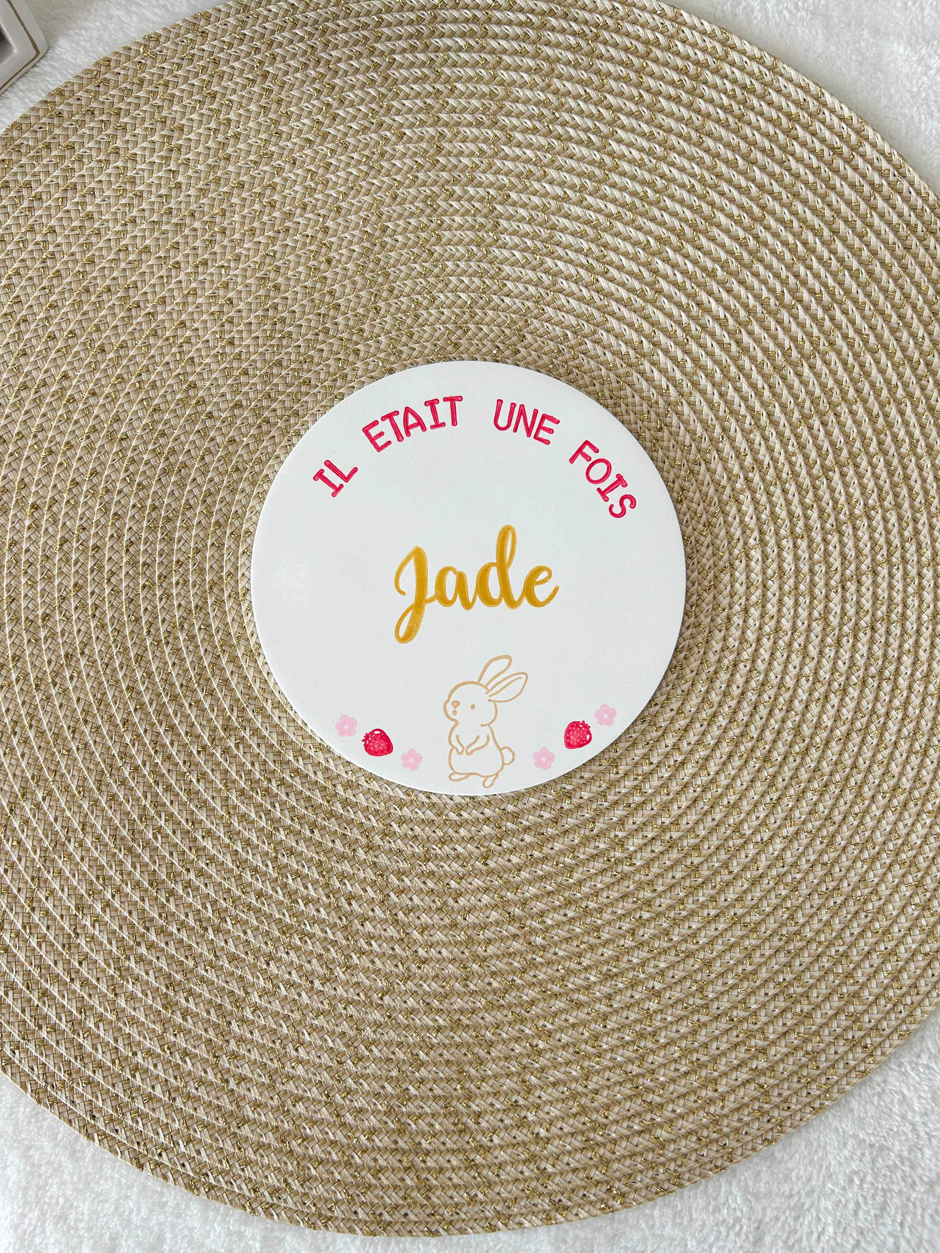 Carte naissance - LAPINE fraises