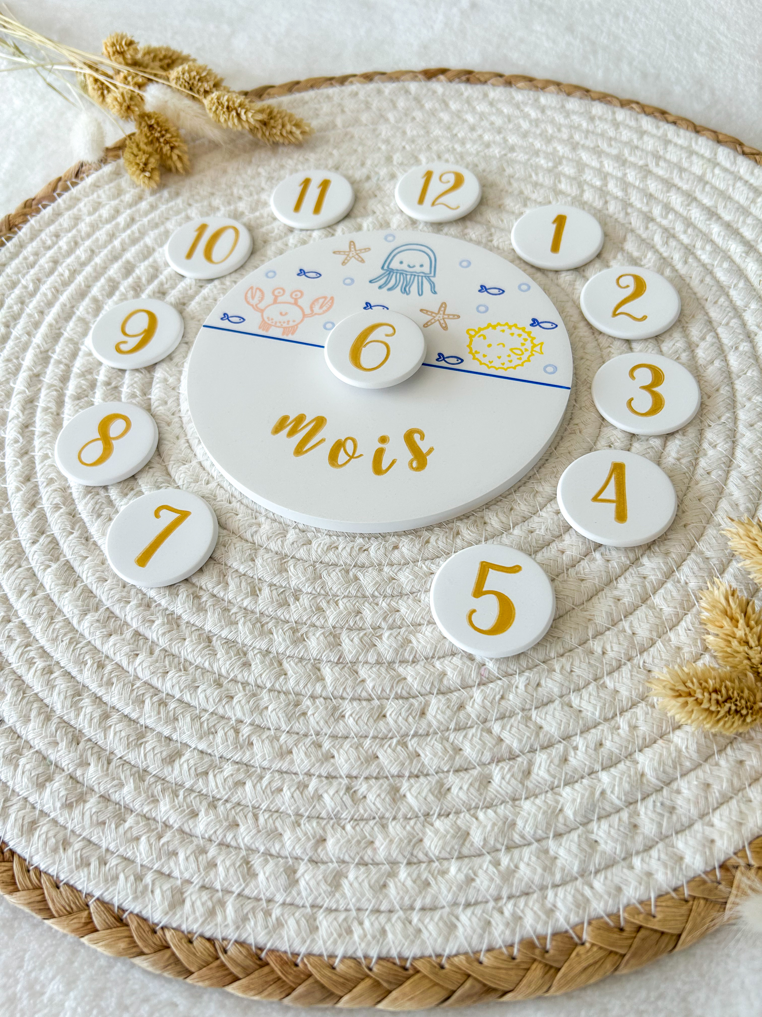 Carte étape - OCÉAN ton coloré