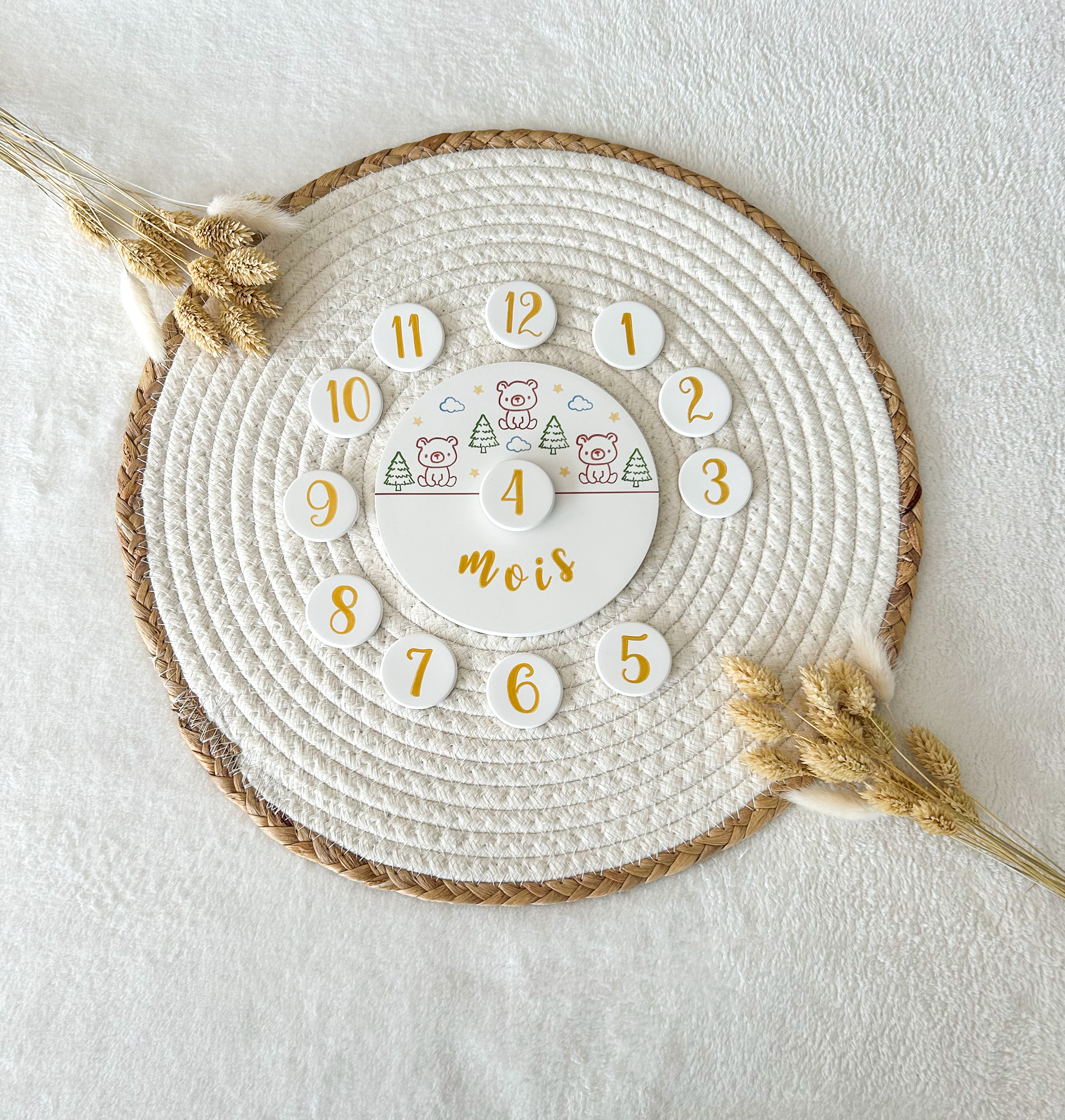 Carte étape - OURSON sapins