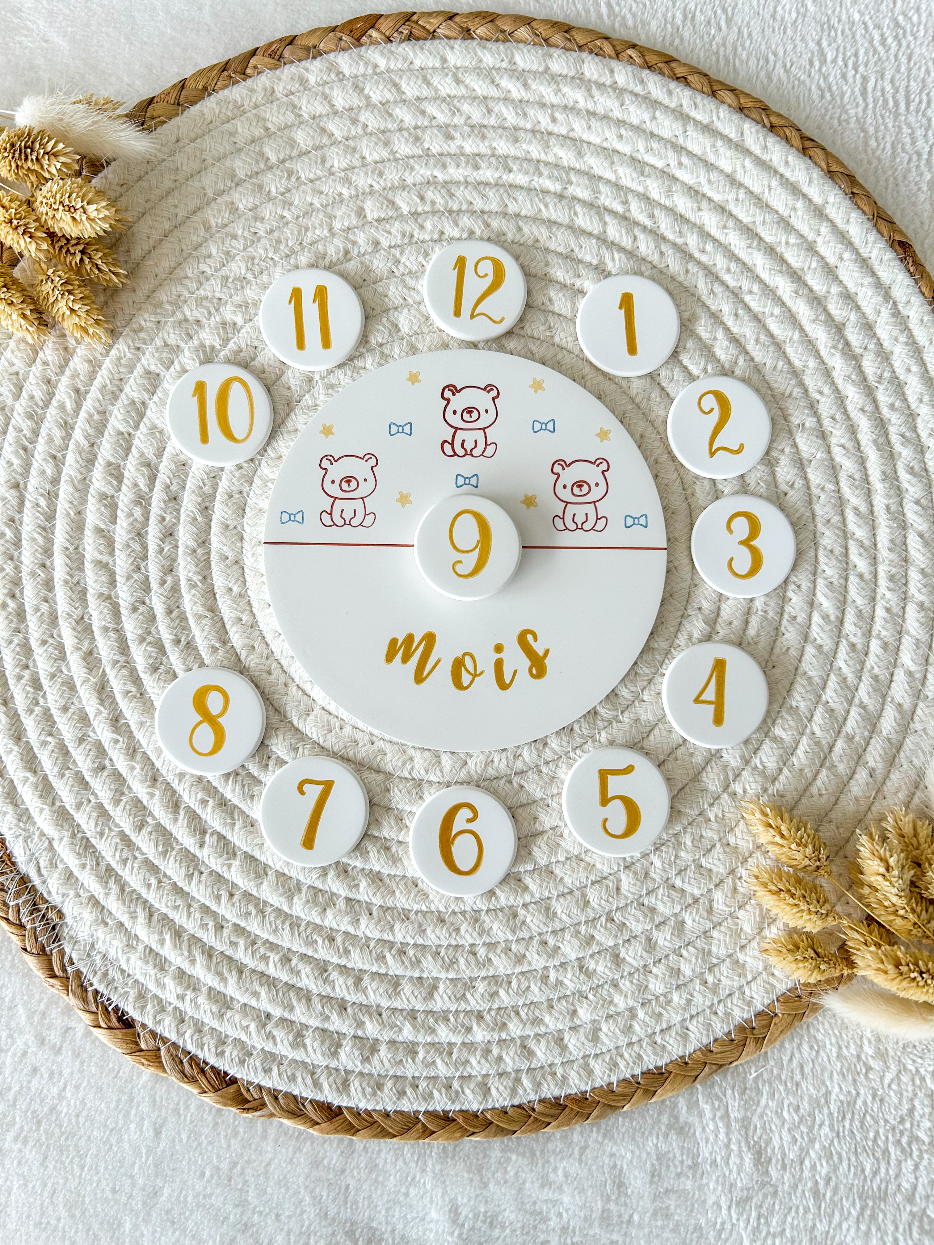 Carte étape - OURSON noeuds papillon