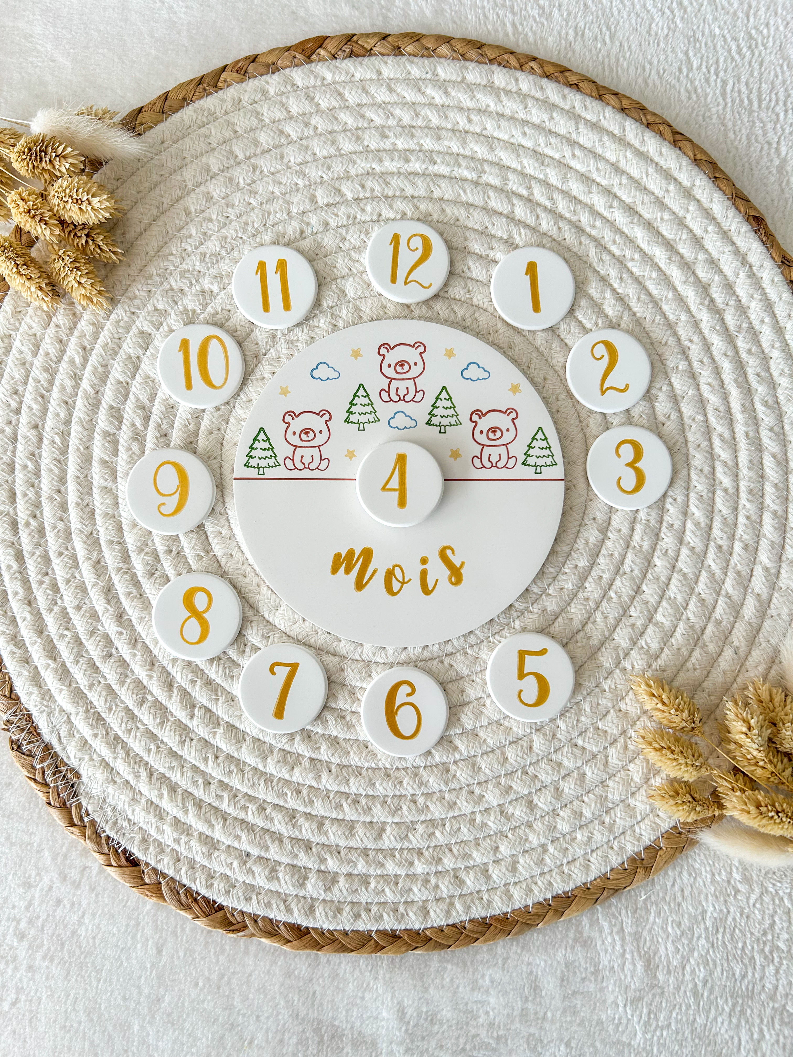 Carte étape - OURSON sapins