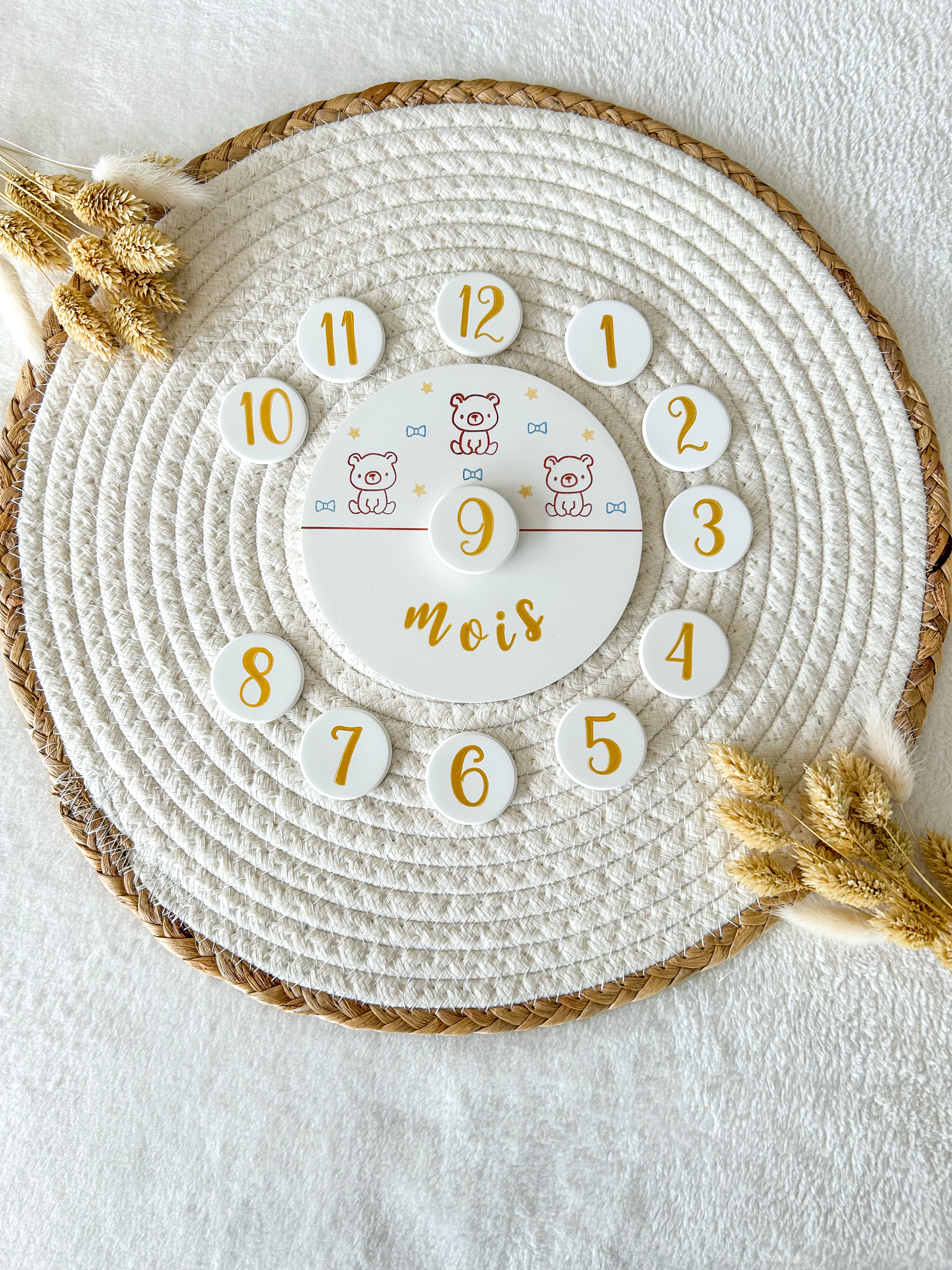 Carte étape - OURSON noeuds papillon