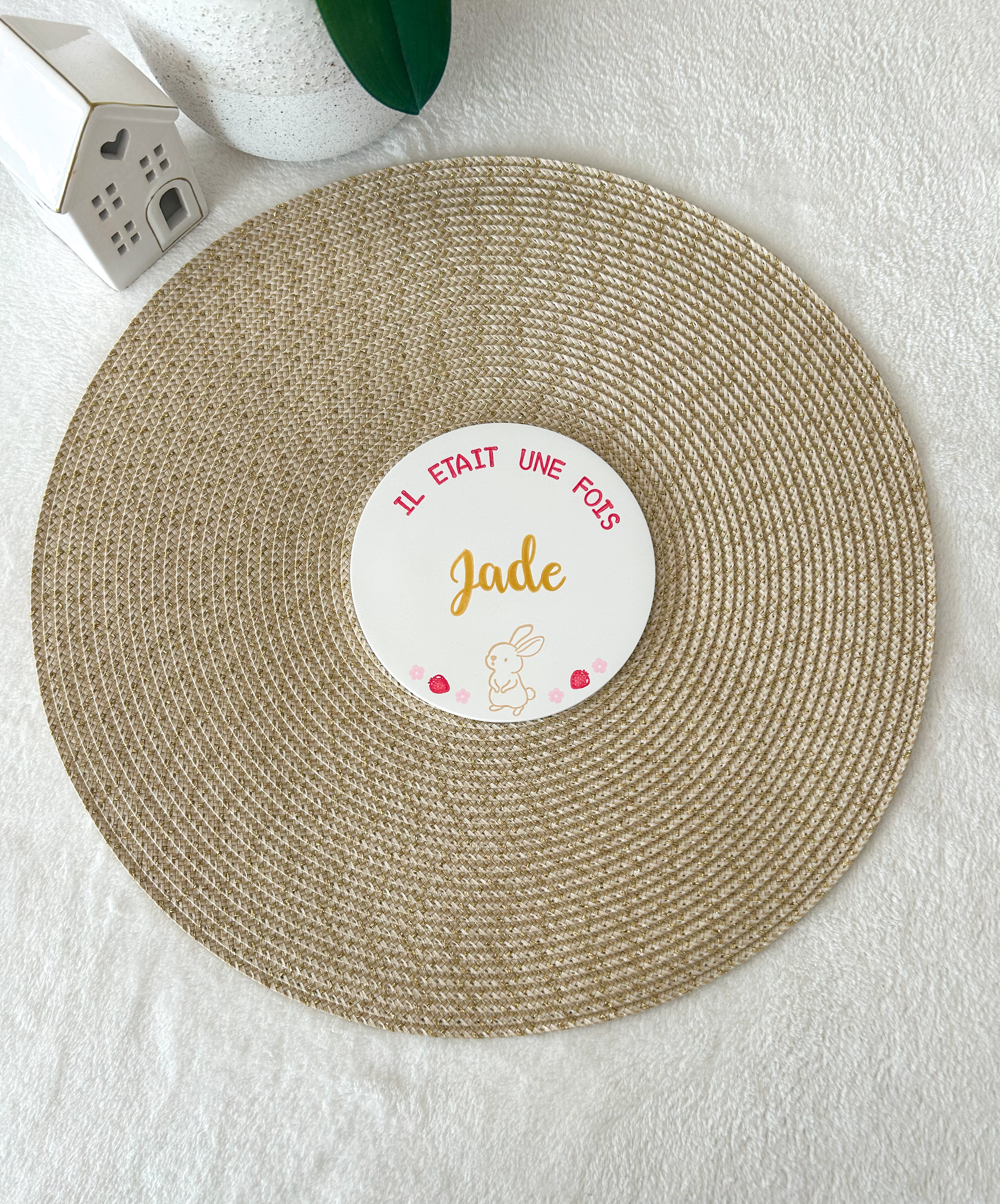 Carte naissance - LAPINE fraises