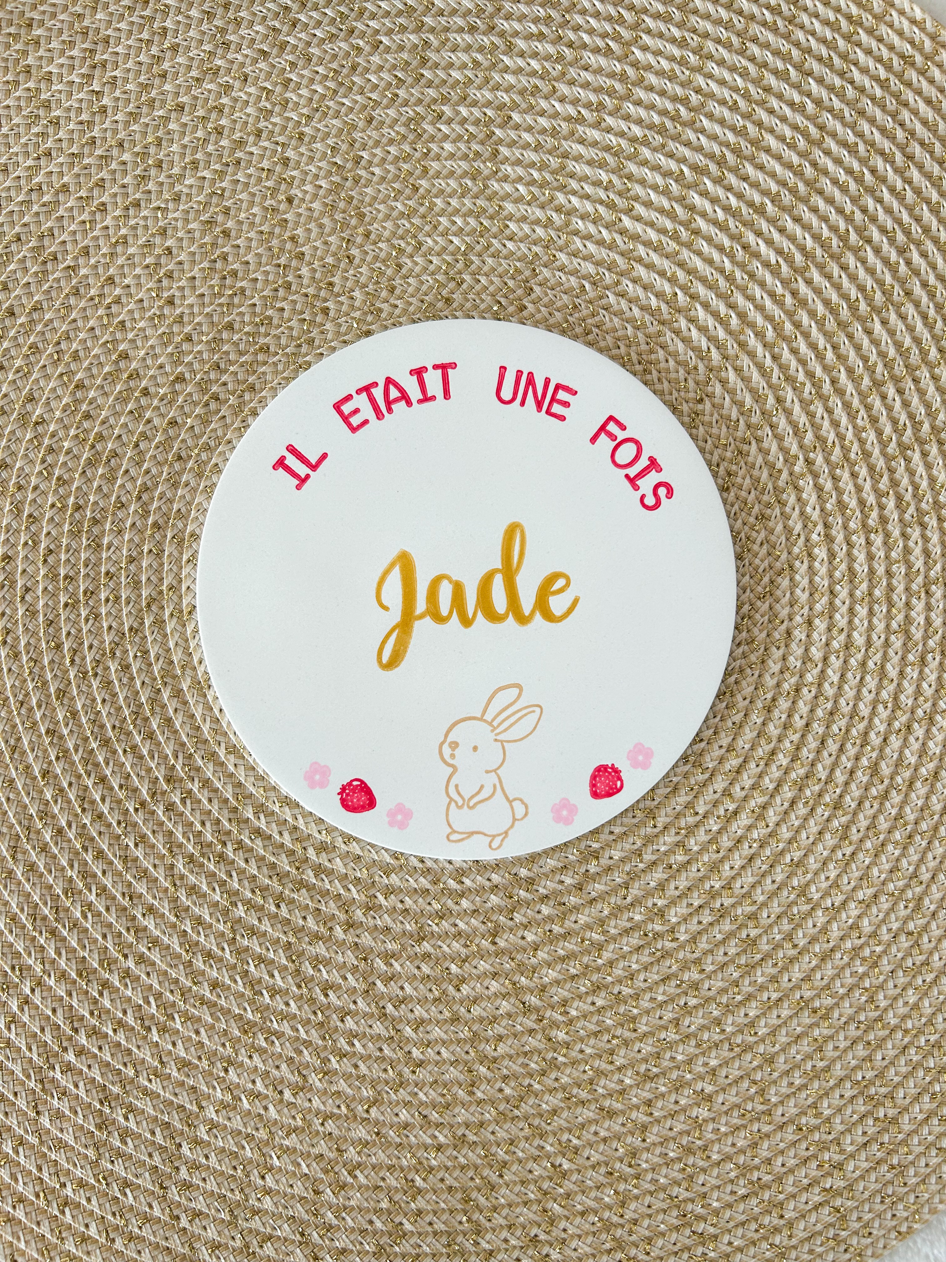 Carte naissance - LAPINE fraises