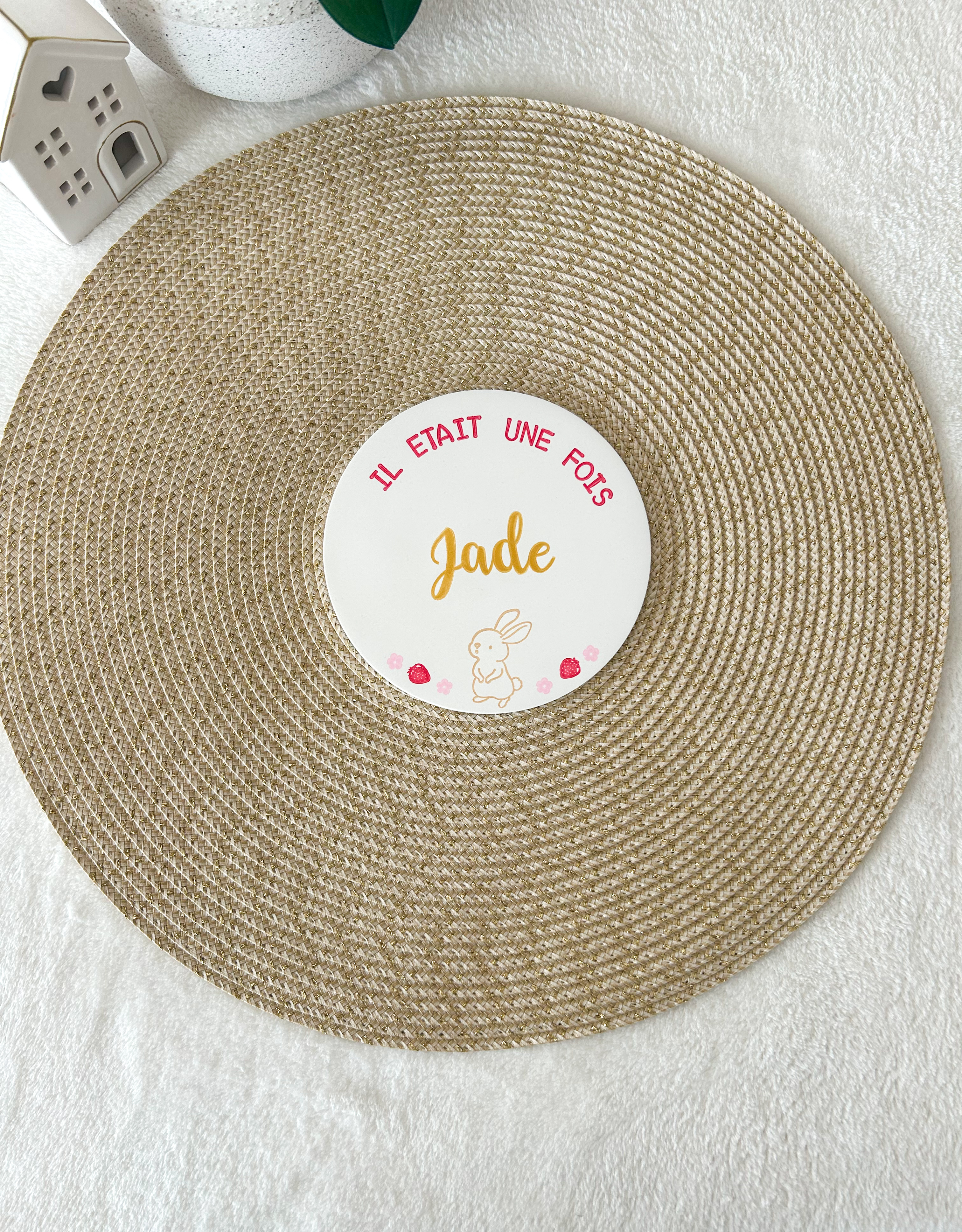 Carte naissance - LAPINE fraises