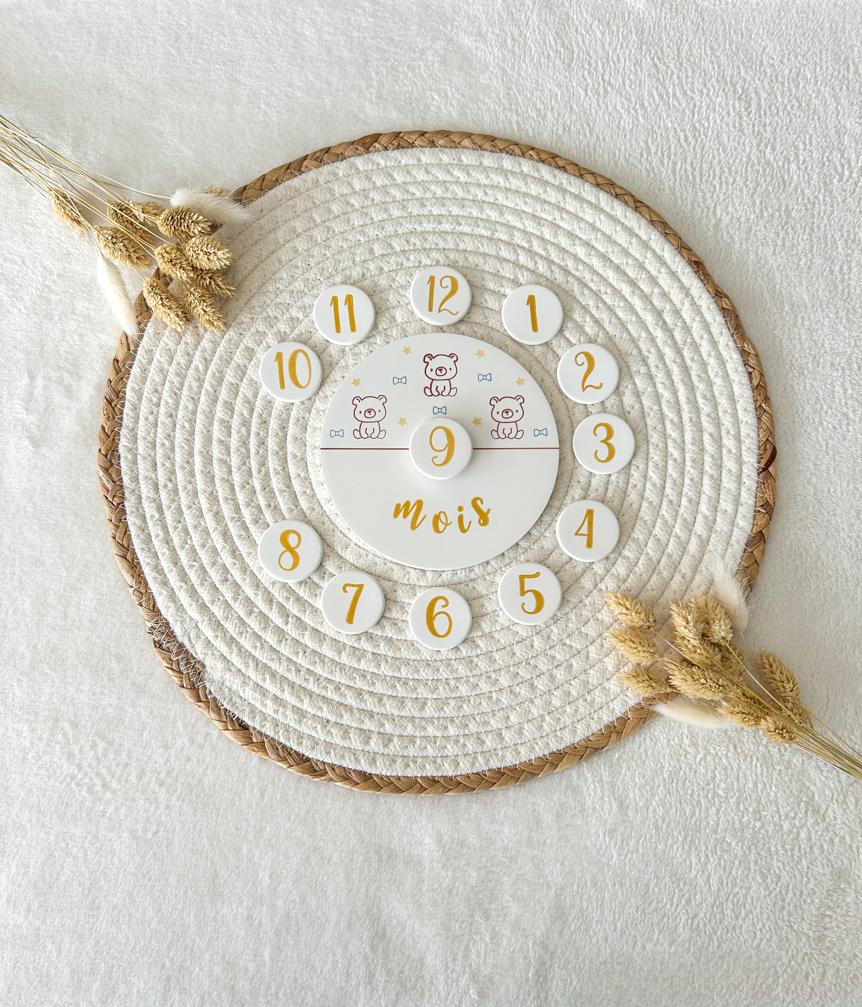 Carte étape - OURSON noeuds papillon