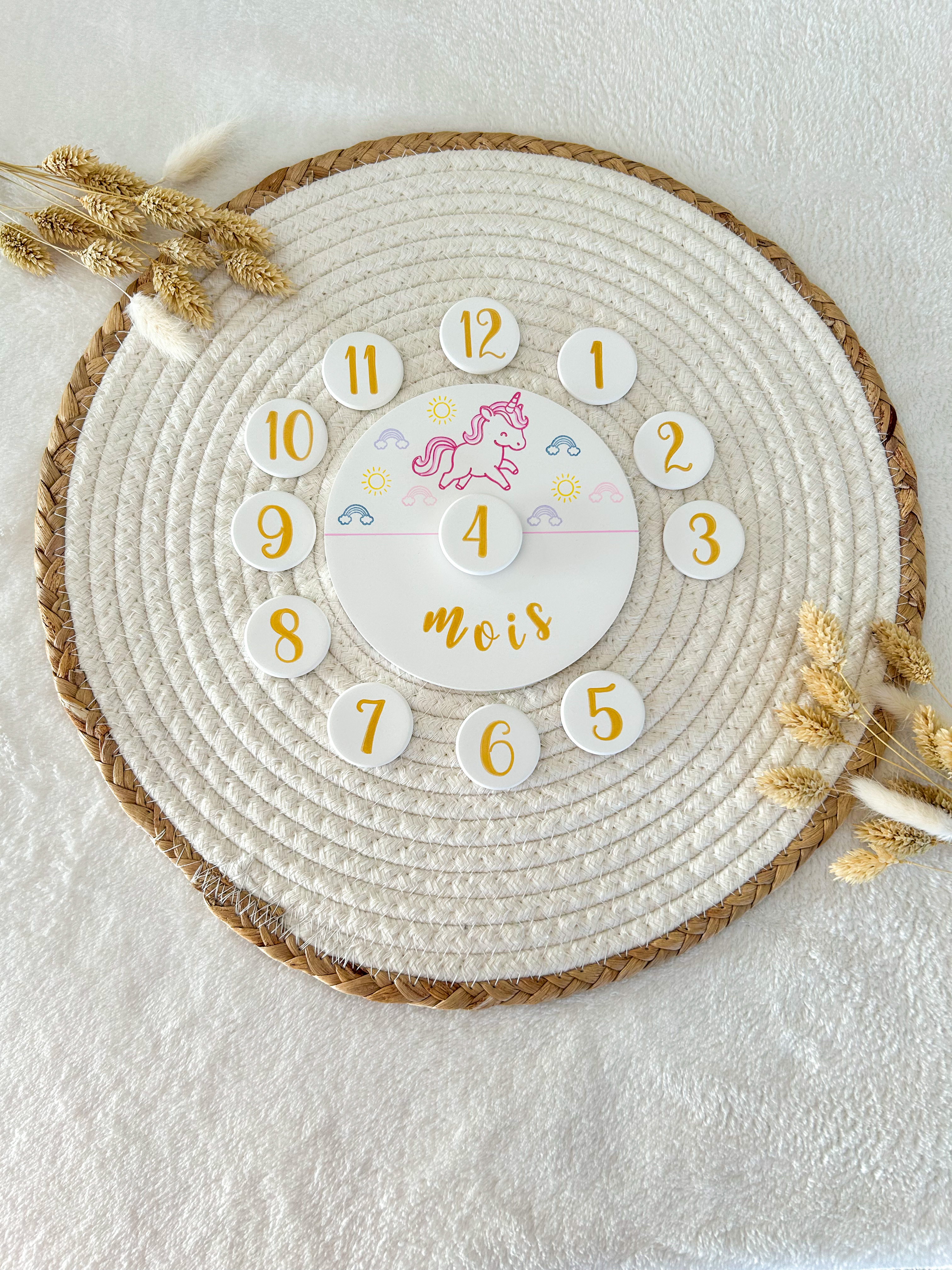 Carte étape - LICORNE arc-en-ciel