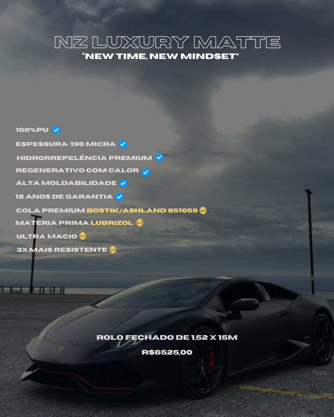 NZ Luxury Matte Car Wrap