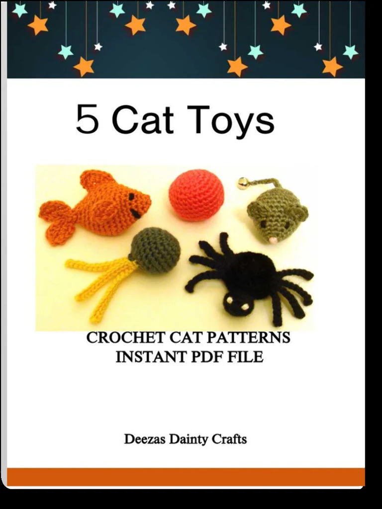 Crochet Cat Toys PDF Patterns